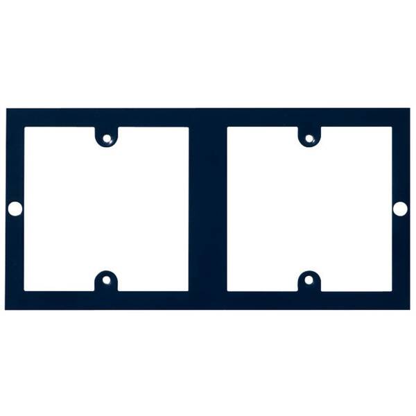 87 mm mounting plate for two single gang wiring devices - 1