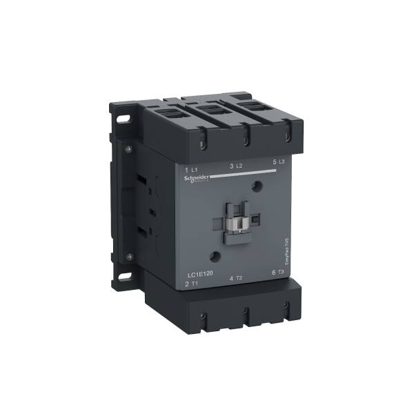 EasyPact TVS contactor 3P(3 NO) - AC-3 - <lt/>= 440 V 120A - 220 V AC coil - 1