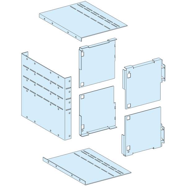 Form 4b cover for connection transfer assembly in duct for 4 to 6 modules - 1