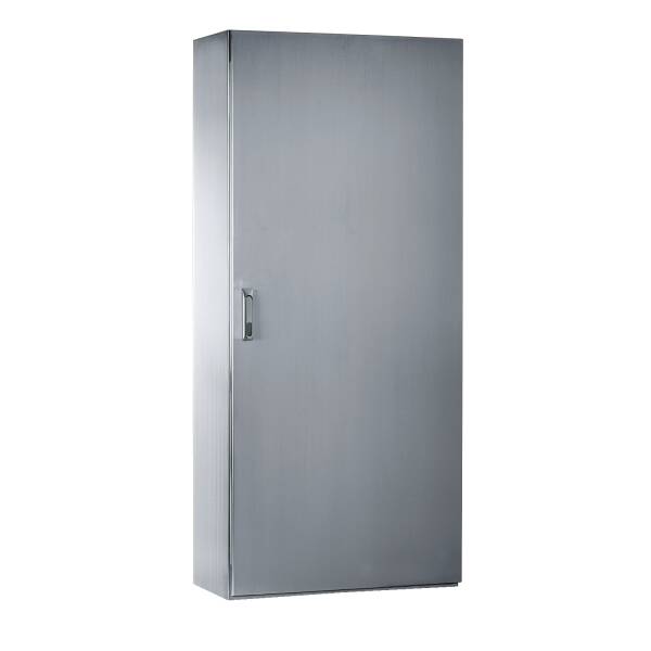 SMX 304L stainless monobloc enclosure, H1800xW1600xD400mm, Scotch Brite® finish. - 1