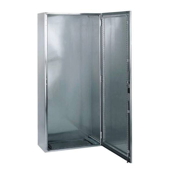 SMX 316L stainless monobloc enclosure, H1800xW1200xD400mm, Scotch Brite® finish. - 1