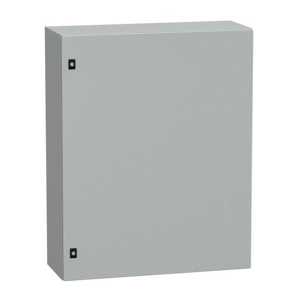 Spacial CRN plain door w/o mount.plate. H1000xW800xD300 IP66 IK10 RAL7035.. - 1