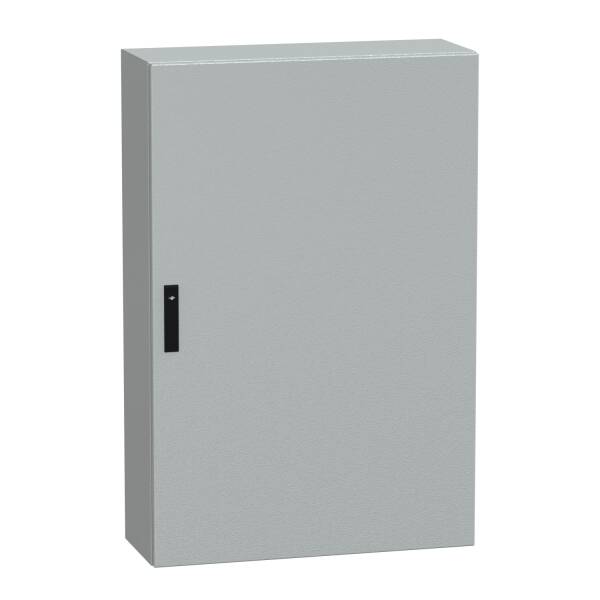 Spacial CRNG plain door w/o mount.plate. H1200xW800xD300 IP66 IK10 RAL7035 - 1