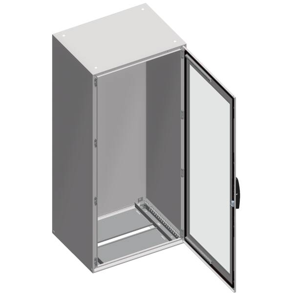 Spacial SM compact enclosure with glazed door - 1400x800x400 mm - 1