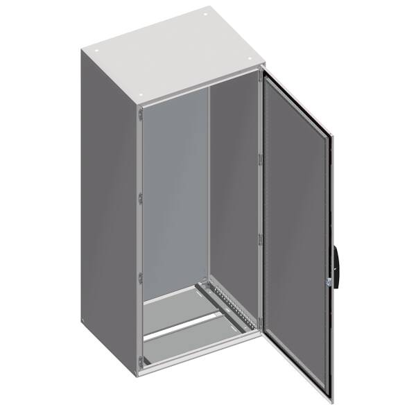 Spacial SM compact enclosure with mounting plate - 1400x800x400 mm - 1