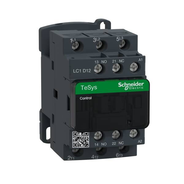 TeSys Deca contactor - 3P(3 NO) - AC-3/AC-3e - <lt/>= 440 V 12 A - 110 V AC coil - 1