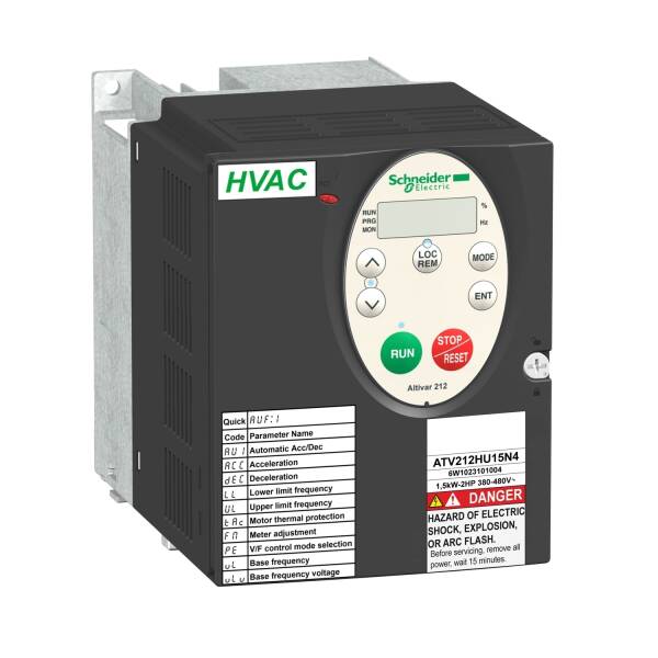 variable speed drive ATV212 - 1.5kW - 2hp - 480V - 3ph - EMC - IP21 - 1