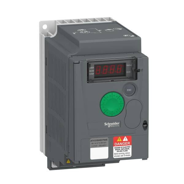 variable speed drive ATV310, 0.37 kW, 0.5 hp, 380...460 V, 3 phase, without filter - 1