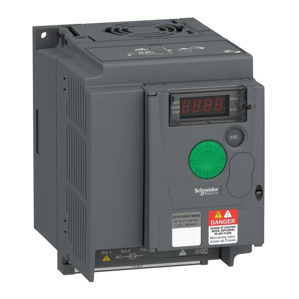 variable speed drive ATV310, 1.5 kW, 2 hp, 380...460 V, 3 phase, without filter - 1